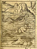 An illustration from Les images des dievx des anciens : contenans les idoles, covstvmes, ceremonies, & autres choses appartenans à la religion des payens (1581)