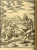 Picture 53 of 95 from Les images des dievx des anciens : contenans les idoles, covstvmes, ceremonies, & autres choses appartenans à la religion des payens (1581), leaf 385