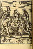 An illustration from Les images des dievx des anciens : contenans les idoles, covstvmes, ceremonies, & autres choses appartenans à la religion des payens (1581)