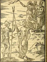 An illustration from Les images des dievx des anciens : contenans les idoles, covstvmes, ceremonies, & autres choses appartenans à la religion des payens (1581)