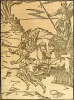 An illustration from Les images des dievx des anciens : contenans les idoles, covstvmes, ceremonies, & autres choses appartenans à la religion des payens (1581)