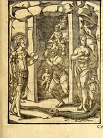 An illustration from Les images des dievx des anciens : contenans les idoles, covstvmes, ceremonies, & autres choses appartenans à la religion des payens (1581)