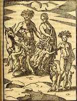 An illustration from Les images des dievx des anciens : contenans les idoles, covstvmes, ceremonies, & autres choses appartenans à la religion des payens (1581)