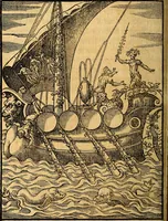 An illustration from Les images des dievx des anciens : contenans les idoles, covstvmes, ceremonies, & autres choses appartenans à la religion des payens (1581)