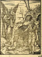 An illustration from Les images des dievx des anciens : contenans les idoles, covstvmes, ceremonies, & autres choses appartenans à la religion des payens (1581)