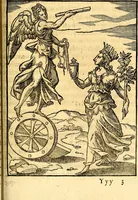 An illustration from Les images des dievx des anciens : contenans les idoles, covstvmes, ceremonies, & autres choses appartenans à la religion des payens (1581)