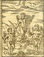 An illustration from Les images des dievx des anciens : contenans les idoles, covstvmes, ceremonies, & autres choses appartenans à la religion des payens (1581)
