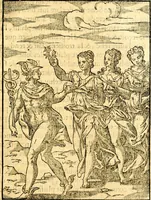 Picture 93 of 95 from Les images des dievx des anciens : contenans les idoles, covstvmes, ceremonies, & autres choses appartenans à la religion des payens (1581), leaf 652