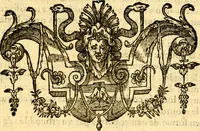 An illustration from Les images des dievx des anciens : contenans les idoles, covstvmes, ceremonies, & autres choses appartenans à la religion des payens (1581)