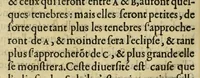 An illustration from Les institutions astronomiques : contenans les principaux fondemens et premieres causes des cours et mouvemens celestes : avec la totale revolution du ciel & de ses parties, les causes & raisons des eclipses, tant de la lune, que du soleil (1557)