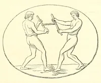 An illustration from Les jeux des anciens, leur description, leur origine, leurs rapports avec la religion, lhistoire, les arts et les moeurs (1873)