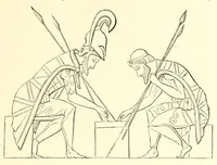 An illustration from Les jeux des anciens, leur description, leur origine, leurs rapports avec la religion, lhistoire, les arts et les moeurs (1873)