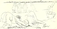 An illustration from Les maitres humoristes : les meilleurs dessins : les meilleurs légendes (1905)