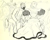 An illustration from Les maitres humoristes : les meilleurs dessins : les meilleurs légendes (1905)