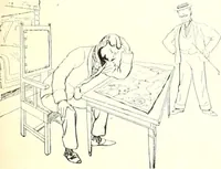 Picture 139 of 239 from Les maitres humoristes : les meilleurs dessins : les meilleurs légendes (1905), leaf 104