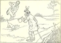 An illustration from Les maitres humoristes : les meilleurs dessins : les meilleurs légendes (1905)