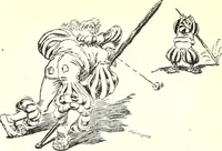 An illustration from Les maitres humoristes : les meilleurs dessins : les meilleurs légendes (1905)