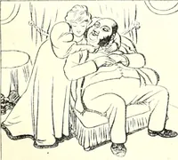 An illustration from Les maitres humoristes : les meilleurs dessins : les meilleurs légendes (1905)