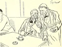 An illustration from Les maitres humoristes : les meilleurs dessins : les meilleurs légendes (1905)