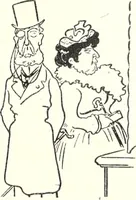An illustration from Les maitres humoristes : les meilleurs dessins : les meilleurs légendes (1905)