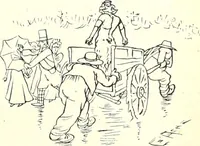 An illustration from Les maitres humoristes : les meilleurs dessins : les meilleurs légendes (1905)