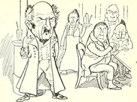 An illustration from Les maitres humoristes : les meilleurs dessins : les meilleurs légendes (1905)