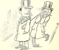 An illustration from Les maitres humoristes : les meilleurs dessins : les meilleurs légendes (1905)