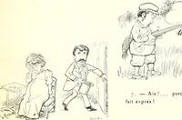 An illustration from Les maitres humoristes : les meilleurs dessins : les meilleurs légendes (1905)