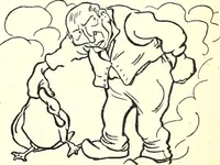 An illustration from Les maitres humoristes : les meilleurs dessins : les meilleurs légendes (1905)