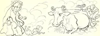 Picture 230 of 239 from Les maitres humoristes : les meilleurs dessins : les meilleurs légendes (1905), leaf 156