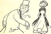An illustration from Les maitres humoristes : les meilleurs dessins : les meilleurs légendes (1905)