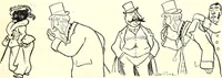 An illustration from Les maitres humoristes : les meilleurs dessins : les meilleurs légendes (1905)