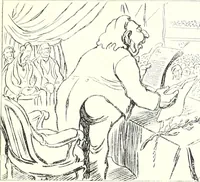An illustration from Les maitres humoristes : les meilleurs dessins : les meilleurs légendes (1905)