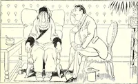 An illustration from Les maitres humoristes : les meilleurs dessins : les meilleurs légendes (1905)