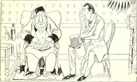 An illustration from Les maitres humoristes : les meilleurs dessins : les meilleurs légendes (1905)