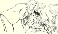 An illustration from Les maitres humoristes : les meilleurs dessins : les meilleurs légendes (1905)