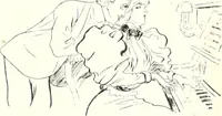 An illustration from Les maitres humoristes : les meilleurs dessins : les meilleurs légendes (1905)