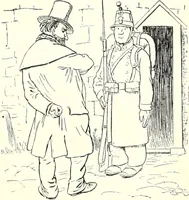 An illustration from Les maitres humoristes : les meilleurs dessins : les meilleurs légendes (1905)