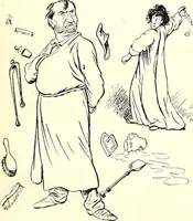 An illustration from Les maitres humoristes : les meilleurs dessins : les meilleurs légendes (1905)