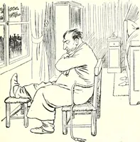 An illustration from Les maitres humoristes : les meilleurs dessins : les meilleurs légendes (1905)