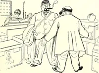 An illustration from Les maitres humoristes : les meilleurs dessins : les meilleurs légendes (1905)