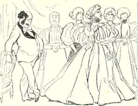 An illustration from Les maitres humoristes : les meilleurs dessins : les meilleurs légendes (1905)