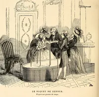 An illustration from Les maladies épidémiques de l'esprit; sorcellerie, magnétisme, morphinisme, délire des grandeurs (1887)
