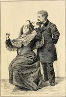 An illustration from Les maladies épidémiques de l'esprit; sorcellerie, magnétisme, morphinisme, délire des grandeurs (1887)