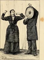 An illustration from Les maladies épidémiques de l'esprit; sorcellerie, magnétisme, morphinisme, délire des grandeurs (1887)