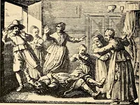 An illustration from Les maladies épidémiques de l'esprit; sorcellerie, magnétisme, morphinisme, délire des grandeurs (1887)