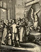 An illustration from Les maladies épidémiques de l'esprit; sorcellerie, magnétisme, morphinisme, délire des grandeurs (1887)