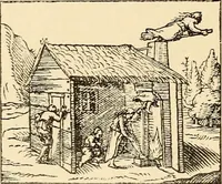 An illustration from Les maladies épidémiques de l'esprit; sorcellerie, magnétisme, morphinisme, délire des grandeurs (1887)
