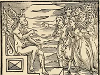 An illustration from Les maladies épidémiques de l'esprit; sorcellerie, magnétisme, morphinisme, délire des grandeurs (1887)
