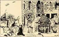 An illustration from Les maladies épidémiques de l'esprit; sorcellerie, magnétisme, morphinisme, délire des grandeurs (1887)